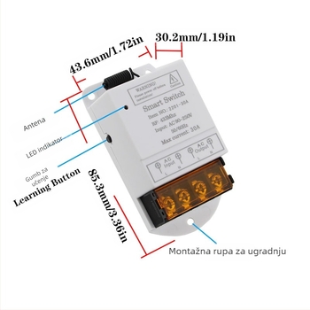 Daljinski upravljač za prekogranične eksplozije 110V 220V univerzalni bežični daljinski upravljač velike snage, daljinski upravljač za vodenu pumpu