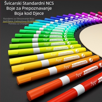 Akrilni marker koji se lako pere, lako se pere, dječji akvarel marker za učenike osnovne škole, neprozirni i složivi za vrtić