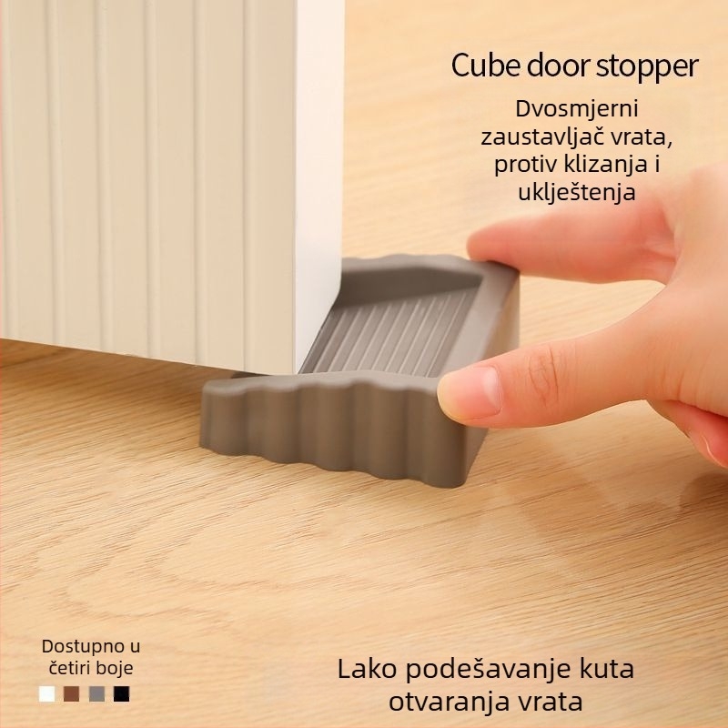 Višenamjenski čep za vrata otporan na vjetar, dvosmjerni čep za vrata, pomični čep za vrata, protuprovalni, protiv priklještenja, ručni artefakti, nebuše, fiksni uređaj za vrata