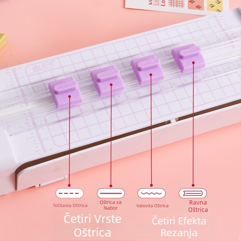 Rezač papira četiri u jednom, Alat za rezanje papira, Stručnjak za rezanje papira, Stroj za rezanje papira, Rezač papira, Alat za rezanje, Kreativni poklon