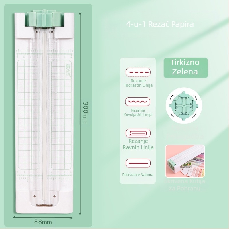 Rezač papira četiri u jednom, Alat za rezanje papira, Stručnjak za rezanje papira, Stroj za rezanje papira, Rezač papira, Alat za rezanje, Kreativni poklon