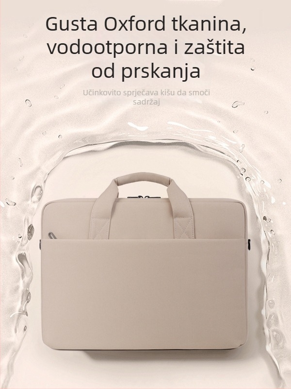 Prijenosna torba za laptop 16 inča, crossbody, pogodna za Apple, Huawei, Xiaomi, Lenovo 14, zračni jastuci velikog kapaciteta, prilagođena