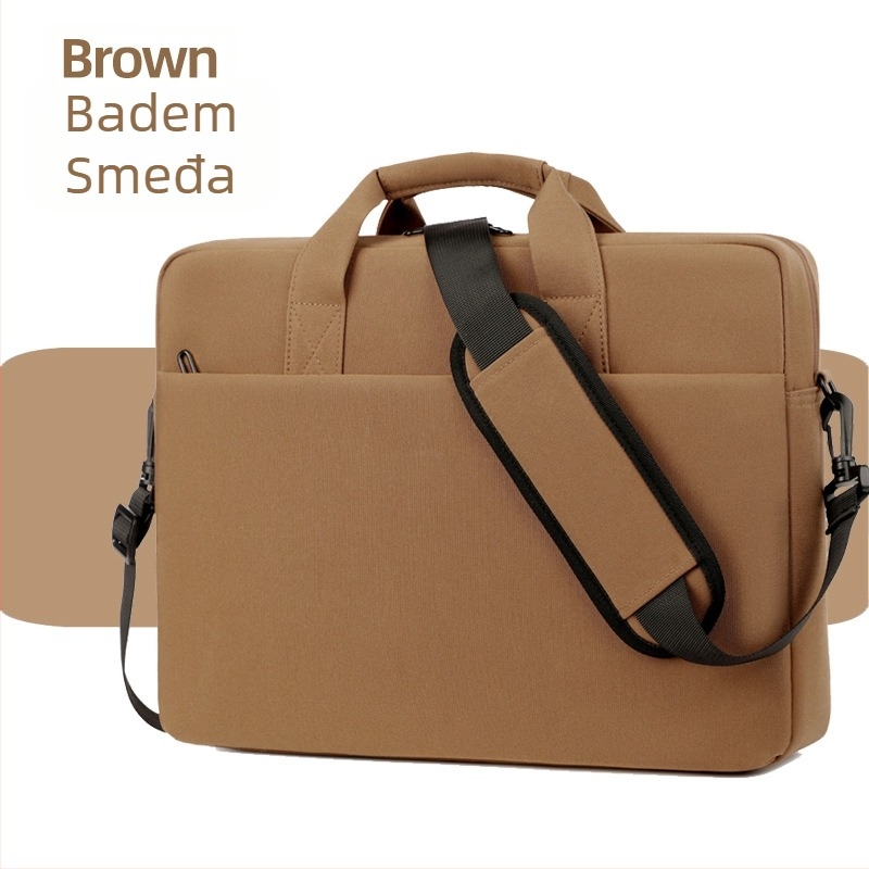 Prijenosna torba za laptop 16 inča, crossbody, pogodna za Apple, Huawei, Xiaomi, Lenovo 14, zračni jastuci velikog kapaciteta, prilagođena