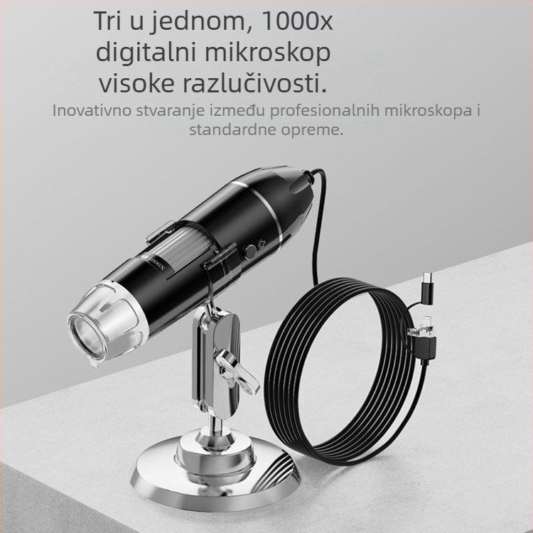 Tvornički veleprodajni HD 1600 puta USB tri-u-jednom digitalni mikroskop HD elektronski mikroskop