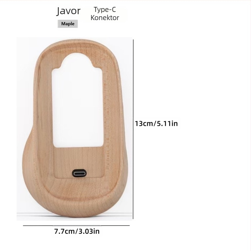 Zaštitna futrola za Magic Mouse od oraha, pogodna za Apple Magic Mouse, pojačavajuća baza od punog drva