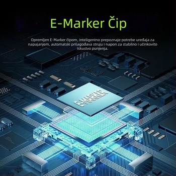 Silikonski kabel za pametni LED digitalni zaslon u kutiji, PD240W kabel za brzo punjenje mobitela, pogodan za Apple Type-C 15/16