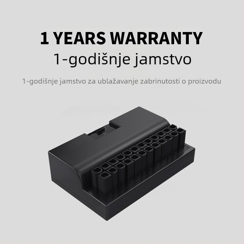 Stolno računalo ATX 24P adapter za napajanje 24P glava upravljača matična ploča računala 24PIN glava upravljača koja emitira svjetlo