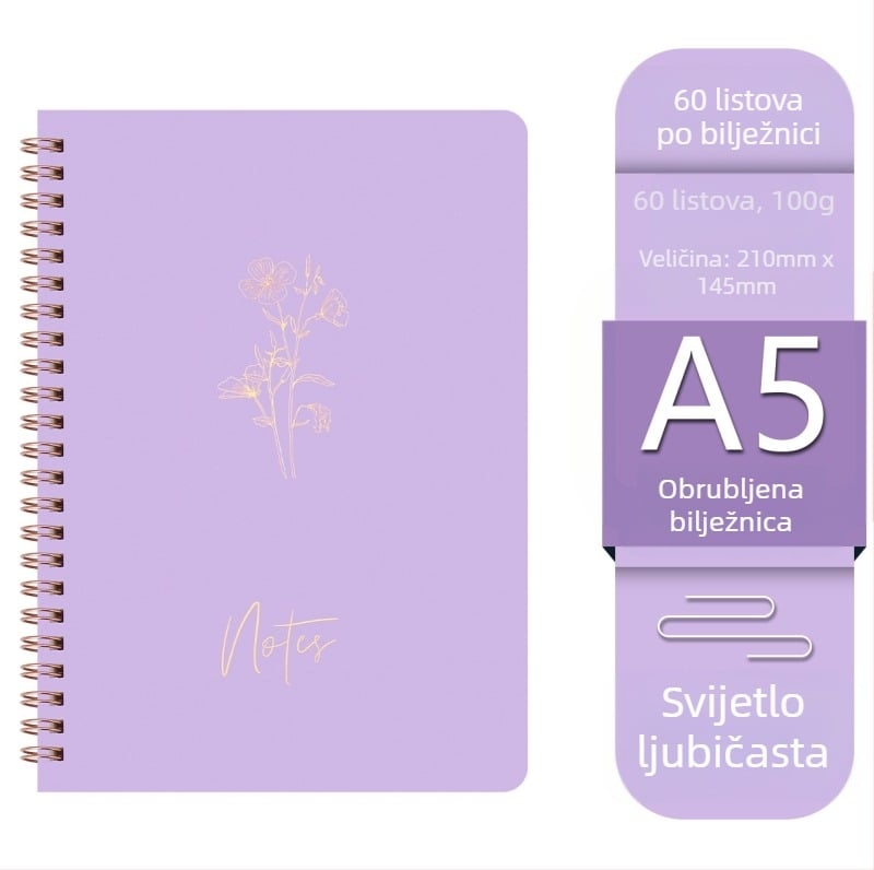 Tvornica na zalihi opskrbljuje zavojnicom knjigu Macaron u boji knjiga s odvojivim listovima studentski notes uredski notes veleprodaja