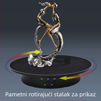 20 cm inteligentni električni rotirajući zaslon, statički stolni nosač, opterećenje ogledala 8 kg, fotografiranje, snimanje videa uživo