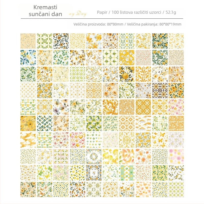 Yuezhen prekogranični specijal za Fanhua Manyuan Priručnik Materijal za naljepnice Ovaj retro Post-it papir Neljepljivi materijal Papir