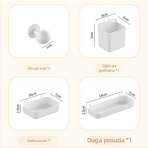 Jednostavni lagani luksuzni višeslojni stalak za pohranu s rupom za ladice, stalak za pohranu za studentski dom i studijski prostor