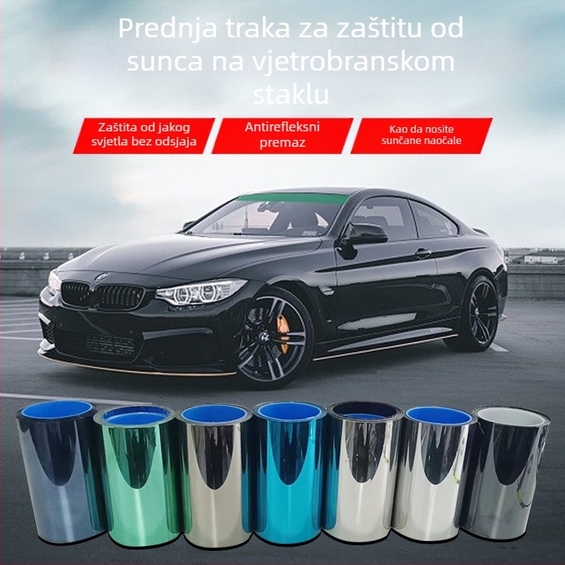 Prednja folija za sjenilo, reflektirajuća izolacijska folija, ukrasna traka, sjenilo za sunce, vjetrobransko staklo za poluprikolice, folija za zaštitu od sunca za kamione
