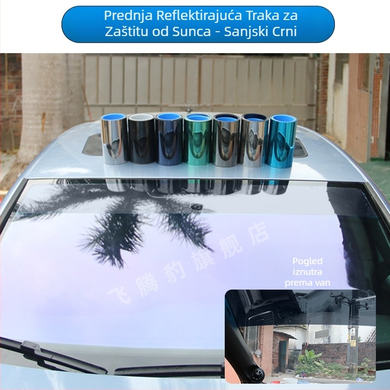 Prednja folija za sjenilo, reflektirajuća izolacijska folija, ukrasna traka, sjenilo za sunce, vjetrobransko staklo za poluprikolice, folija za zaštitu od sunca za kamione
