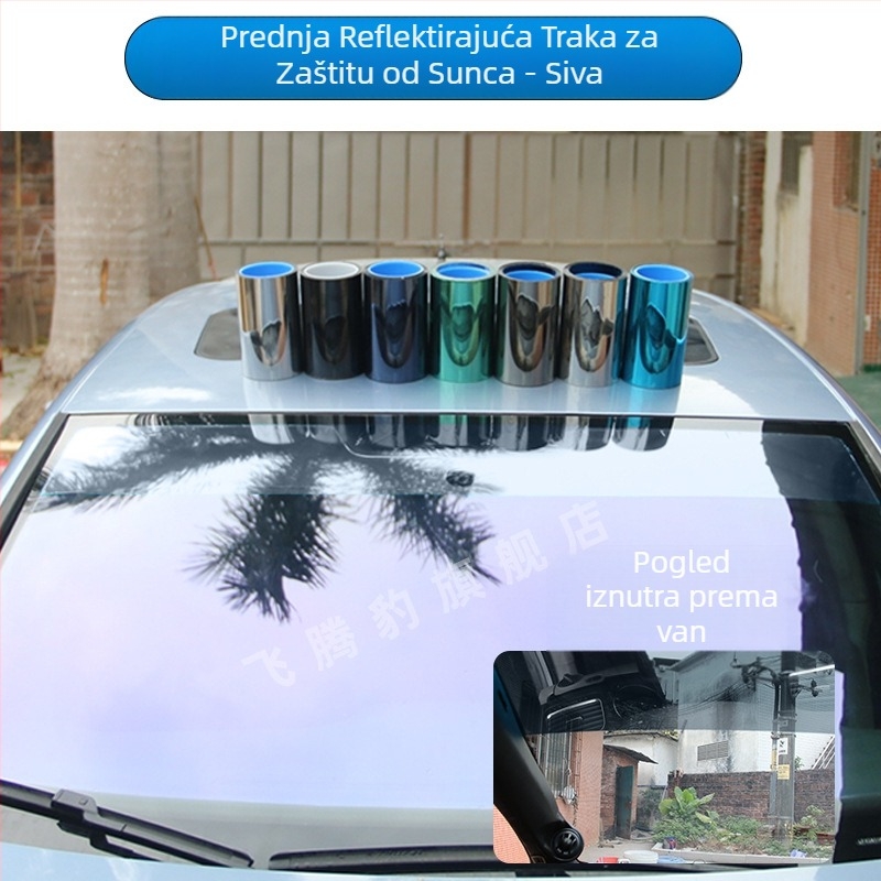 Prednja folija za sjenilo, reflektirajuća izolacijska folija, ukrasna traka, sjenilo za sunce, vjetrobransko staklo za poluprikolice, folija za zaštitu od sunca za kamione
