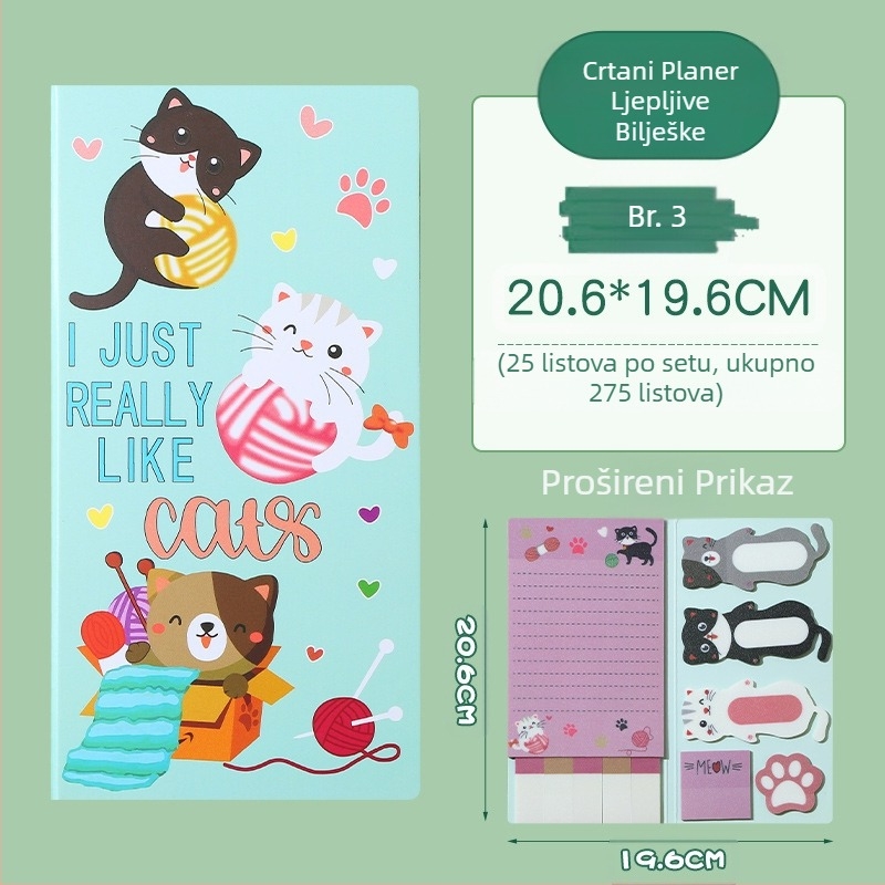 Prekogranična kombinacija crtanih životinja, ljepljive bilješke za kućne ljubimce, učenici, djeca, šakaju u ruci, planiraju račun, ovu naljepnicu posebnog oblika