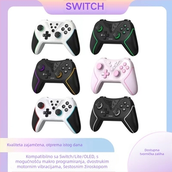 Switch gamepad Hall handle Switch bežični Bluetooth gamepad s makro programiranjem i vibracijama