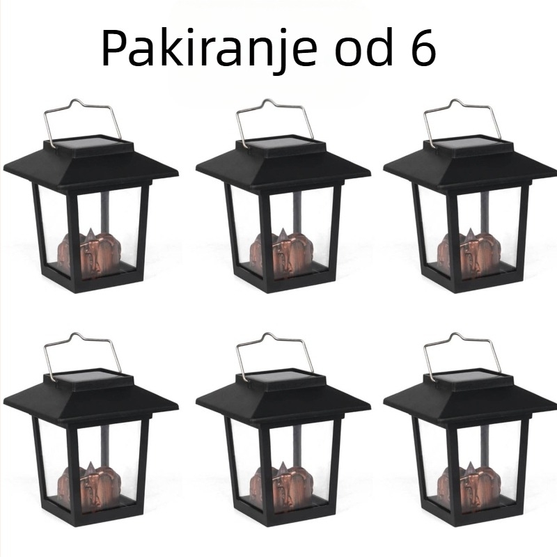 Prekogranična vanjska solarna palačna svjetiljka bakrena žica svjetiljka za travnjak rasvjeta ukrasna krajolika vanjska retro LED vrtna svjetiljka