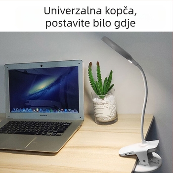 Mala stolna lampa, radni stol sa zaštitom za oči, studentski dom za pisanje, utikač za punjenje, radni stol uz krevet s dvostrukom namjenom u spavaćoj sobi