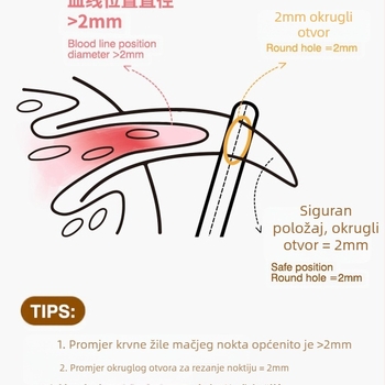 Škare za mačje nokte, Škare s okruglim otvorom za male slijepe nokte, Škare za nokte kućnih ljubimaca, Škare za nokte, Škare za mačje šape