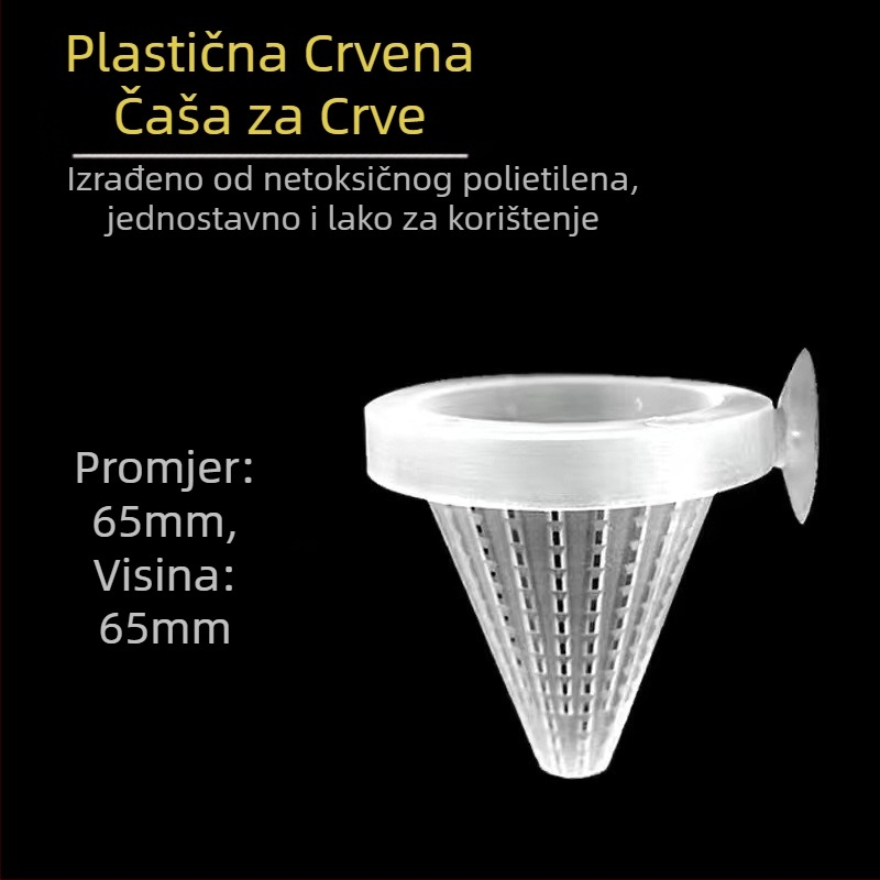 Hranilica za ribe crvena šalica za insekte mali akvarijski prsten za hranjenje riba plutajuća fiksna hranilica za ribe prsten za hranjenje cijev za hranjenje