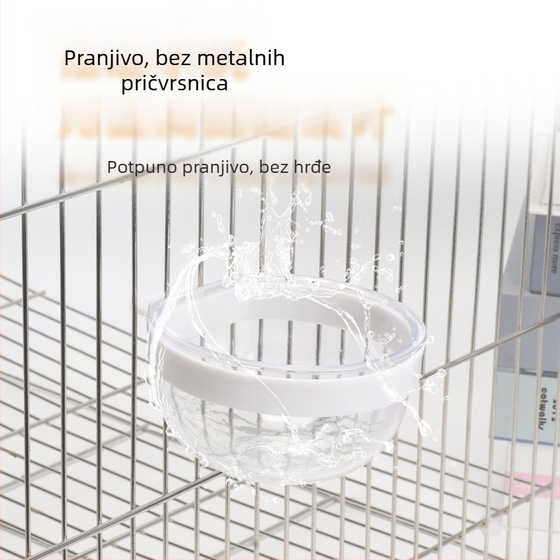 Kutija za hranu za papigicu, golupčića, nimfu, staklenka za hranu, zdjelica za hranu, čašica za ptice, griz, jaje, zdjelica za hranu za proso, pribor za kućne ljubimce koji uče jesti