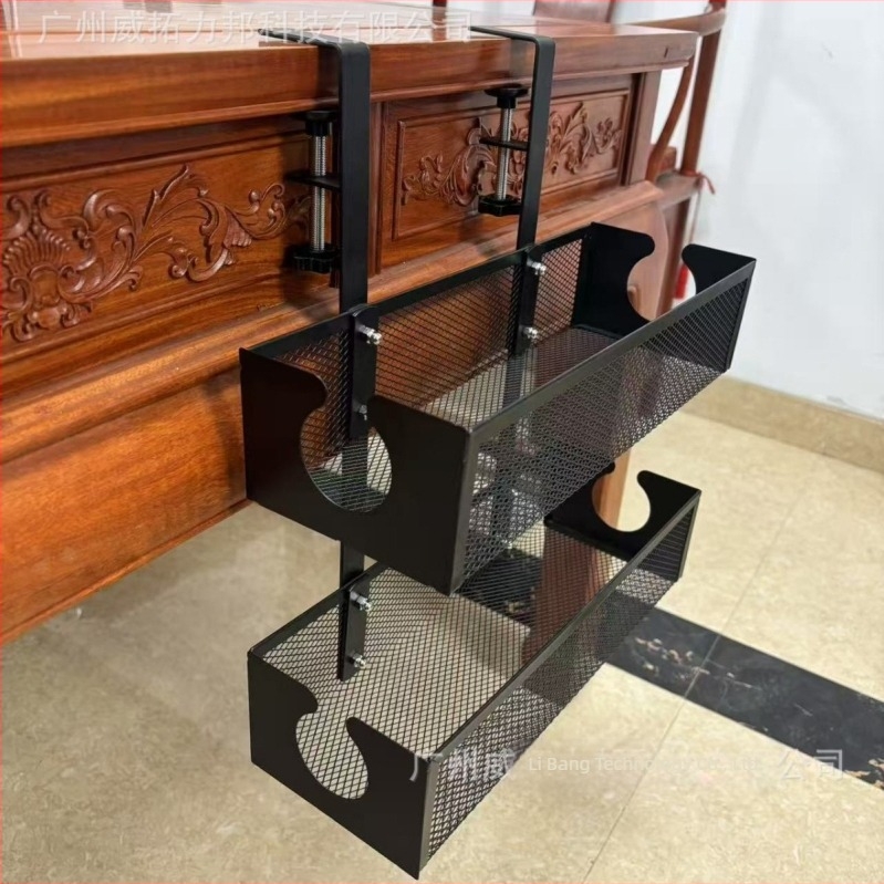 Amazon Hot Table Wire Rack Wire Rack Wire Rack Box Computer Desk Bottom Storage Data Cable Wire Socket na zalihi