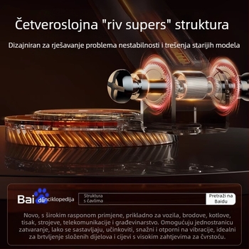 Držač za mobitel, od ugljičnog čelika, ravni univerzalni podizni stalak, rotirajući za 360 stupnjeva, sklopivi, podizni stolni stalak