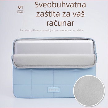 Runhui nova torba za prijenosno računalo u oblaku 15,6 inča, poslovna putna torba za prijenosno računalo 14 inča