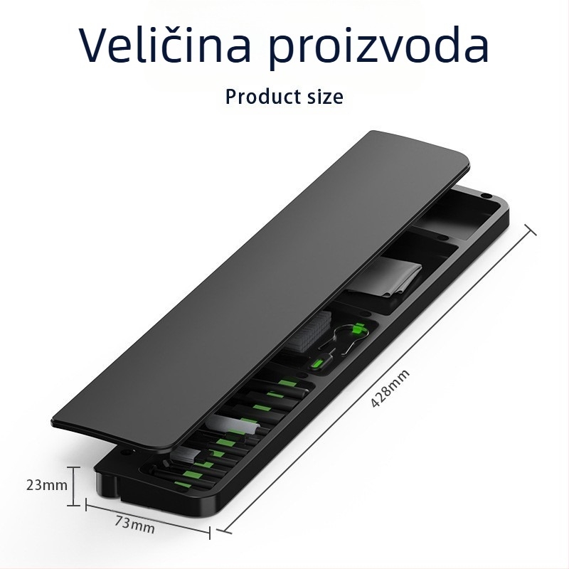 Prekogranično novo QS22 odijelo za čišćenje računala, višenamjenski pribor za čišćenje prijenosnih računala, čišćenje tipkovnice i zaslona