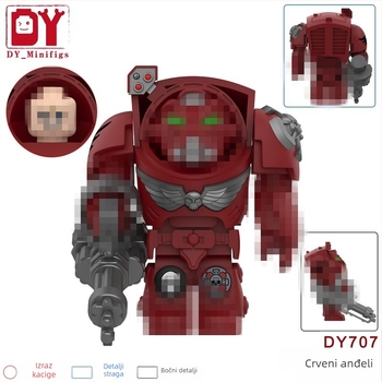 Vanjska trgovina specijalizirana je za izvozne torbe za minifigure dječjih igračaka Imperial Robot Warrior, sastavljene od građevinskih blokova Dy701-708.
