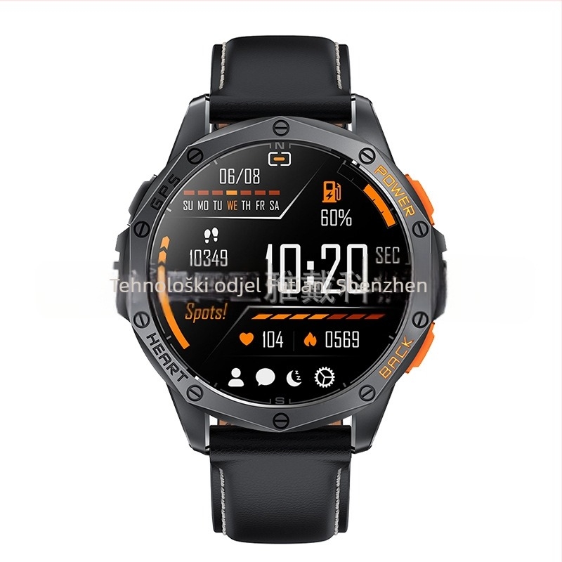 Pametni sat Cross Border K67, Bluetooth poziv, GPS, svjetiljka, kompas, tlak zraka, visina, sat za sportove na otvorenom