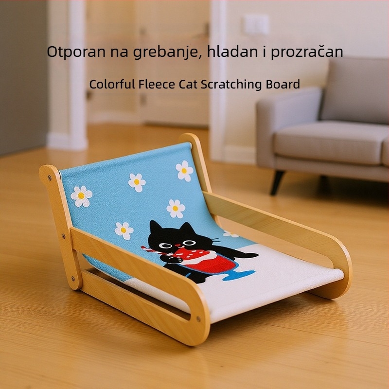 Sisalova daska za grebanje mačaka, gnijezdo za mačke otporno na habanje i ne linja, daska za grebanje mačaka, jednodijelna ekstra velika naslonjača, pribor za mačke od konoplje