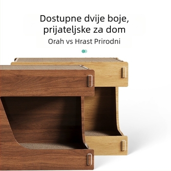 Ploča za grebanje za mačke, mačje gnijezdo, integrirano, otporno na habanje, otporno na otpad, brusilica za kandže, izdržljiva kućica za mačje kandže od valovitog papira, kućica za mačke, vila