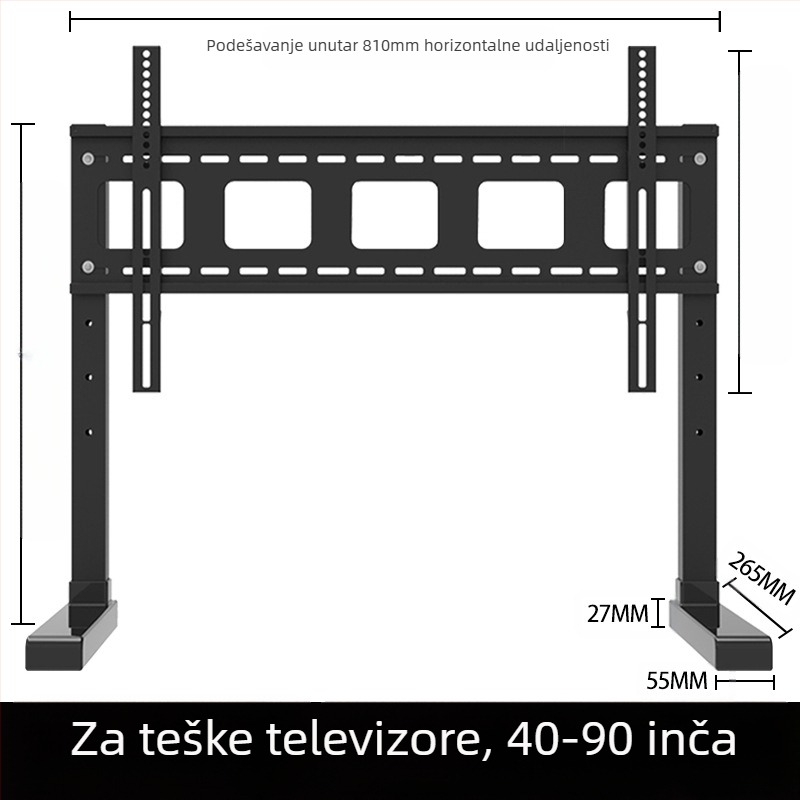 TV postolje 17/32/43 bez bušilice, nosač za podizanje radne površine, univerzalni držač za monitor stolnog računala