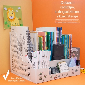 stalak za knjige, pohrana dokumenata, mapa, stalak za pohranu materijala za učenje, uredska traka za dokumente, stalak za pohranu kutija za dokumente