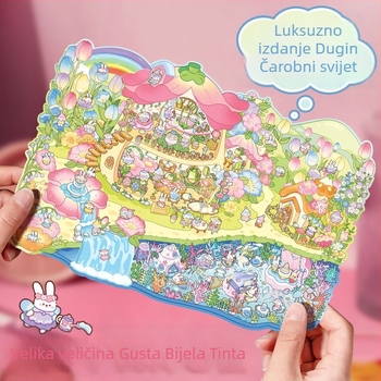 Velika veličina! Nova 4.0 velika kolekcija mikro scena visoke težine Ova DIY igračka za djevojčicu