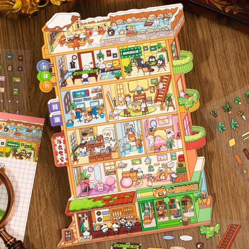 Velika veličina! Nova 4.0 velika kolekcija mikro scena visoke težine Ova DIY igračka za djevojčicu