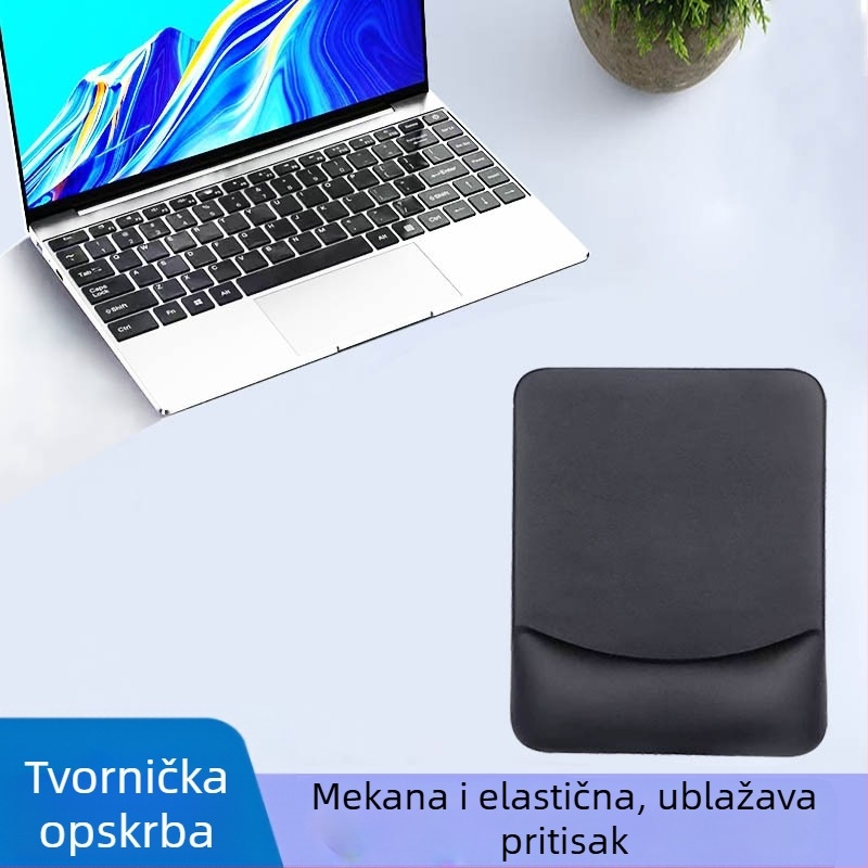 Podloga za miša od kože s prekograničnom točkom, PU protuklizna, prilagođena podloga za stol, zaštita za zglobove, silikonska podloga za miša, velika podloga za stol