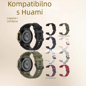 Pogodno za Yuewo Amazfit T-Rex 2, službeni isti gumeni remen, Huami Rex 2 remen spreman za prodaju