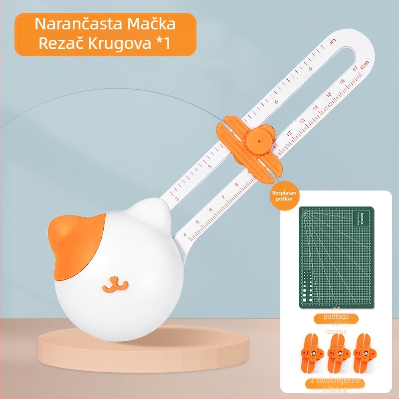 Okrugli rezač, okrugli rezač papira, trodimenzionalni rezač papira s četiri u jednom, rezač papira, preklapanje papira, ručni račun, kružni nož, rezač papira, bušilica