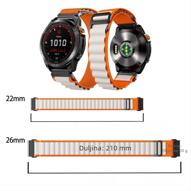 Odgovara Jiaming Fenix7 6pro MK2 x5plus 3 Enduro brzootpuštajućem najlonskom remenu 20