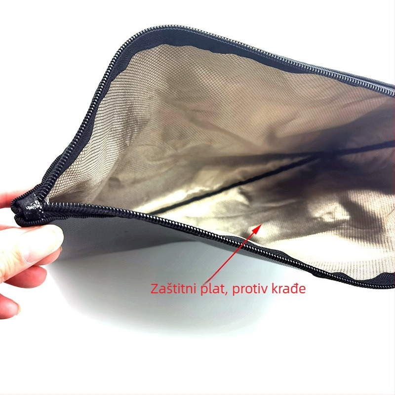 Vatrootporna i vodootporna zaštitna vrećica za novac za ured i dom, vrijedna metalna vrećica za sigurnosno skladištenje računa, ugovornih informacija i dokumenata