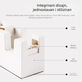 Sjedalo s ljepljivom trakom, visoka vrijednost boje, rezač ljepljive trake za učenike osnovne škole, kreativni jednostavni stroj za ljepljivu traku, stol s ljepljivom trakom, sjedalo