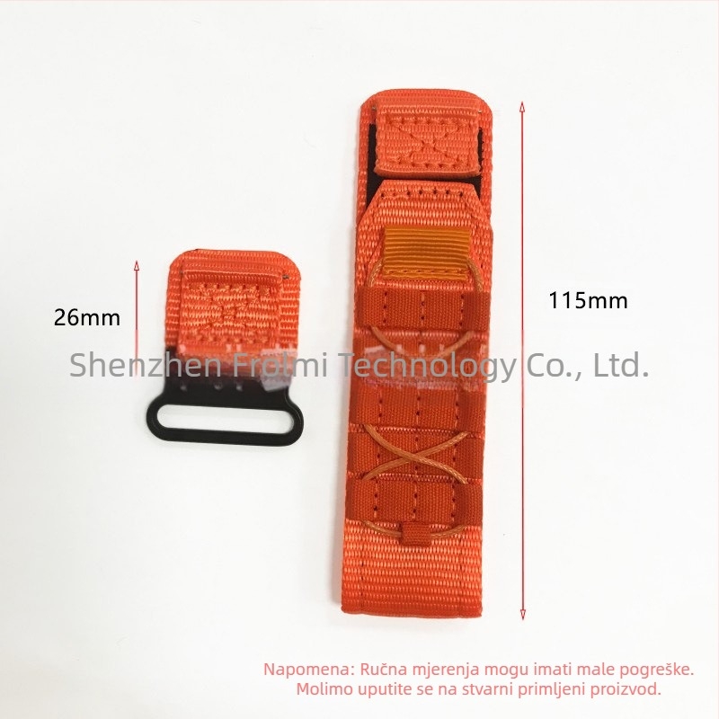 Pogodno za Samsung sat 6/6c remen s gumbom za brzo otpuštanje, najlonski remen s čičkom 4c/5pro sportski remen za zglob