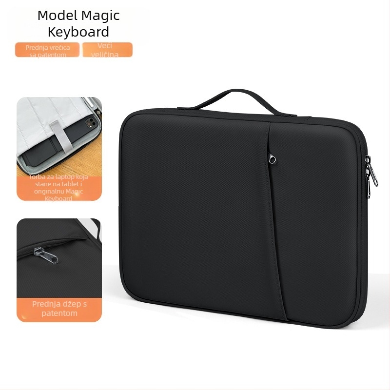 Prijenosna torba za tablet za iPad 11 inča, za poslovnu upotrebu i ured, za putovanja, zaštitna futrola, vodoravna unutarnja torba za tablet, otporna na prskanje