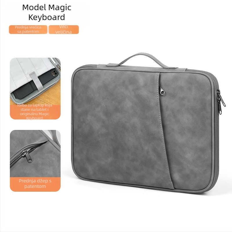 Prijenosna torba za tablet za iPad 11 inča, za poslovnu upotrebu i ured, za putovanja, zaštitna futrola, vodoravna unutarnja torba za tablet, otporna na prskanje