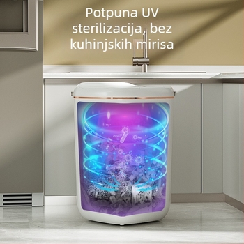 Pametna kanta za smeće s visokim izgledom i automatskim senzorom za kućnu kupaonicu i kuhinju, velika s poklopcem, senzor, prekogranična veleprodaja