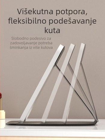 HD ogledalo za šminkanje stolna LED lampa stolno ogledalo za toaletni stol s lampom malo ogledalo praktično studentski dom sklopivo novi proizvod