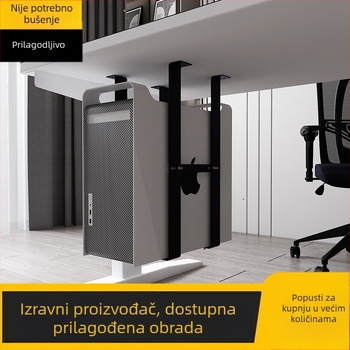 Vješalica za nosač računala, vješalica za kućište stolnog računala, viseća baza nosača za domaćinstvo, jednostavna metalna kućanska