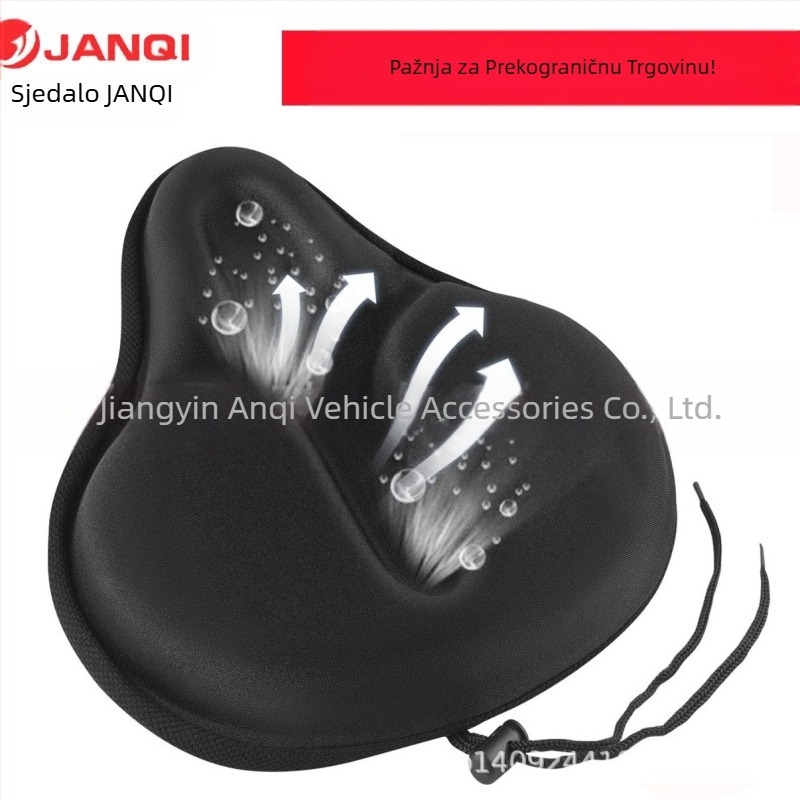 Navlaka za jastuk za bicikl, zadebljani silikonski mekani jastuk, navlaka za sjedalo za brdski bicikl, oprema za sjedalo bicikla, prekogranična